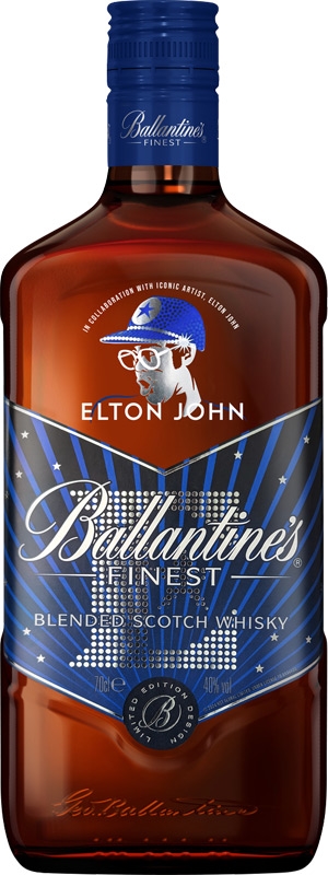 Ballantine's Finest Blended Scotch Whisky Elton John 40% 700ml