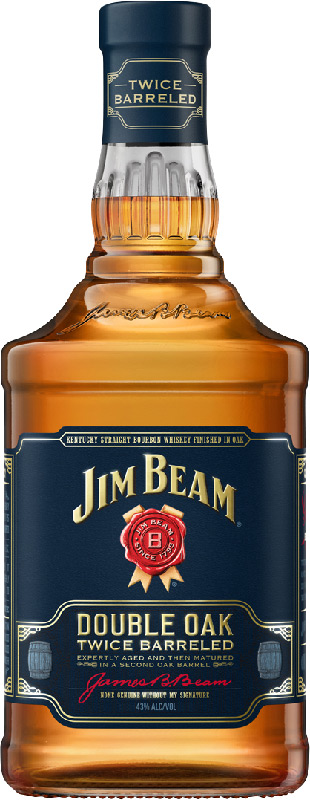 Jim Beam Double Oak Kentucky Bourbon Whiskey 43% 700ml