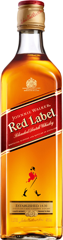 Johnnie Walker Red Label Scotch Whisky 40% 1l