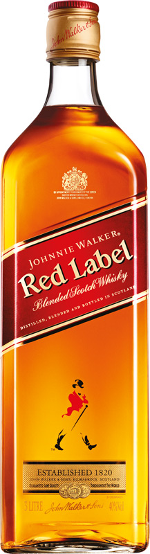 Johnnie Walker Red Label Scotch Whisky 40% 3l