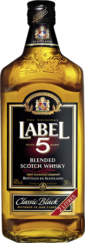 Label 5 Blended Scotch Whisky 40% 2l