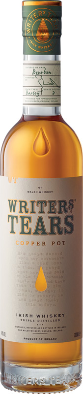 Writers Tears Copper Pot Irish Whiskey 40% 700ml