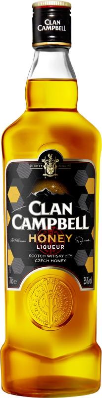 Clan Campbell Honey Liqueur 35% 700ml