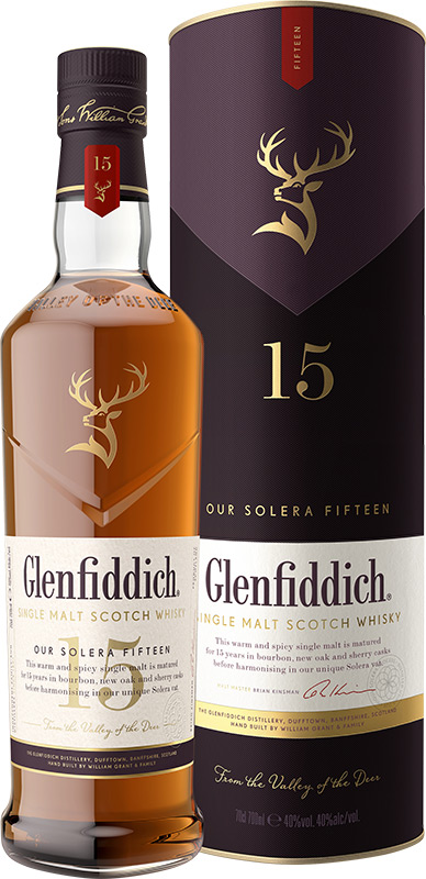 Glenfiddich Solera Single Malt Scotch Whisky 15YO 40% 700ml