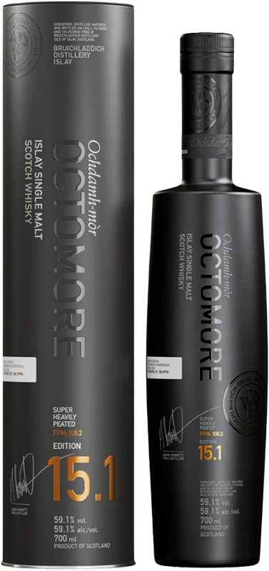 Bruichladdich Octomore Islay Single Malt Scotch Whisky 15.1 59,1% 700ml