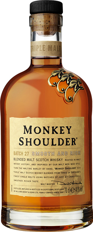 Monkey Shoulder' Blended Malt Scotch Whisky 40% 700ml