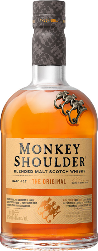 Monkey Shoulder'Blended Malt Scotch Whisky 40% 1l
