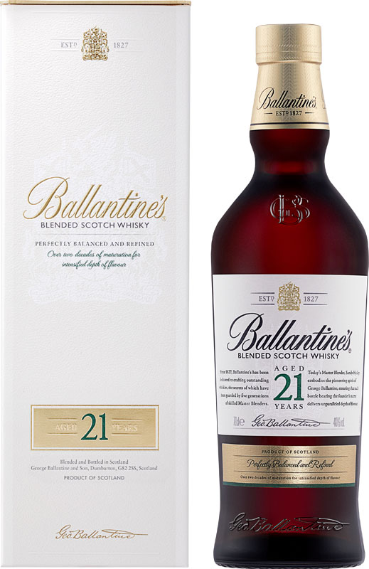 Ballantine's Finest Blended Scotch Whisky 21YO 40% 700ml