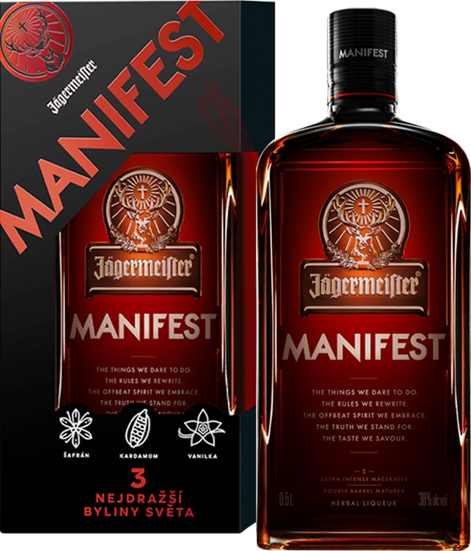 Jägermeister Manifest 38% 500ml GB