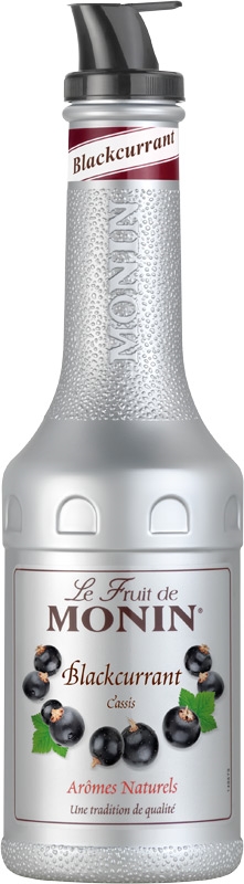 Monin Pureé blackcurrant/černý rybíz 1l