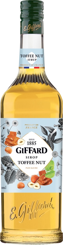 Giffard Sirup toffee nut/karamel+oříšek 1l