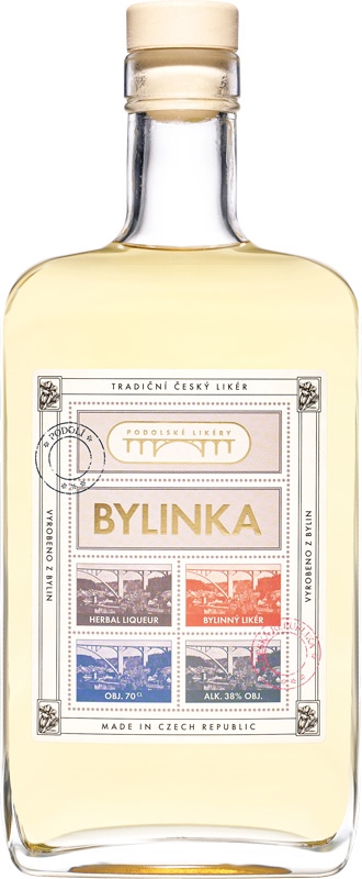 Podolské likéry Bylinka 38% 700ml