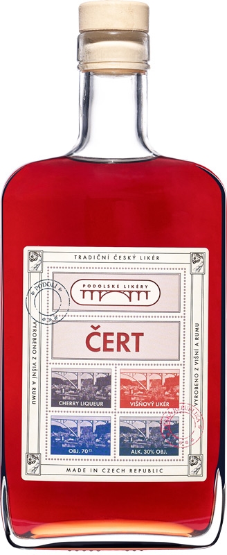 Podolské likéry Čert 30% 700ml