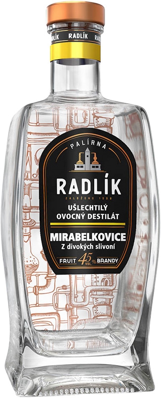 Palírna Radlík Mirabelkovice 45% 500ml