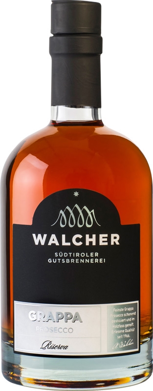 Walcher Grappa Prosecco Riserva 40% 500ml