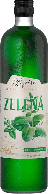 Blatná Liqvére Zelená 20% 1l