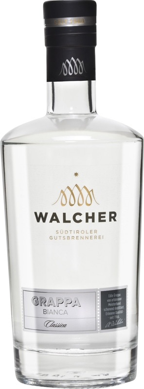 Walcher Grappa Bianca Classica 38% 700ml