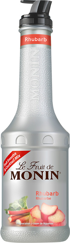 Monin Pureé rhubarb/rebarbora 1l