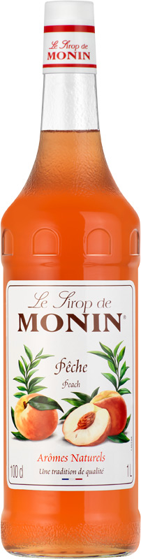 Monin Sirup peach/broskev 1l sklo