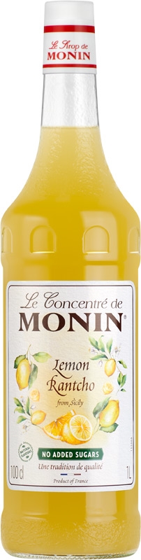 Monin Sirup lemon rantcho/citronova šťáva s dužinou 1l sklo
