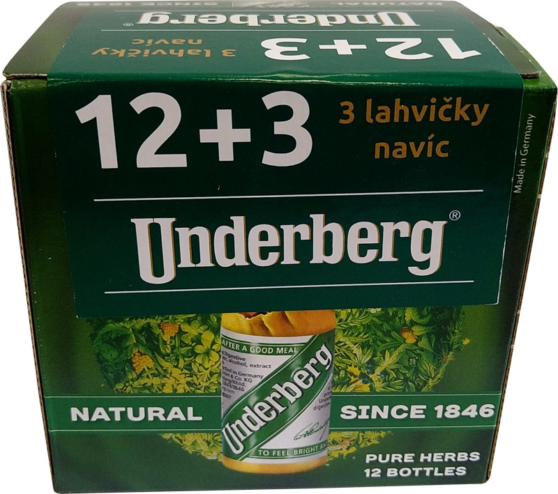 Underberg Likér 44% 15x20ml