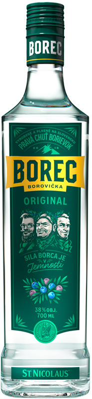 St.Nicolaus Borec Borovička 38% 700ml