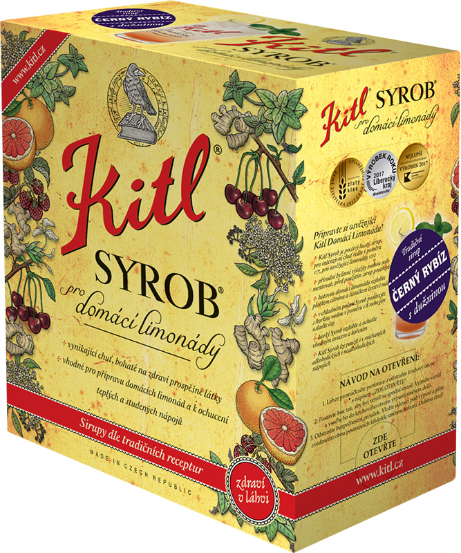 Kitl Syrob černý rybíz 5l BiB