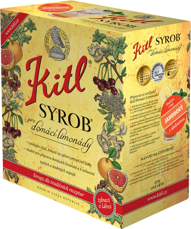 Kitl Syrob jahoda s dužninou 5l BiB
