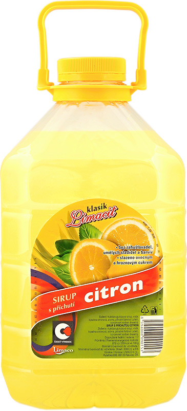 Limacit Klasik sirup s příchutí citron 3l