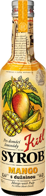 Kitl Syrob mango s dužninou 500ml