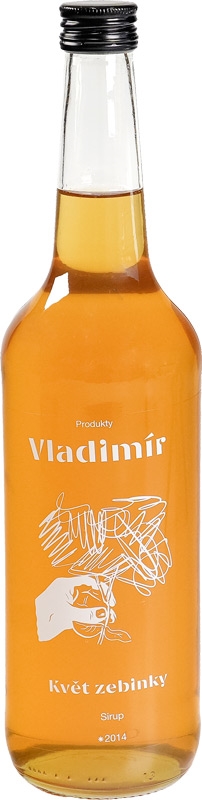 Vladimír Sirup Květ zebinky 700ml sklo