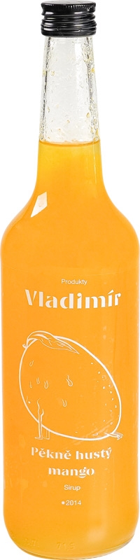 Vladimír Sirup Pěkně hustý mango 700ml sklo