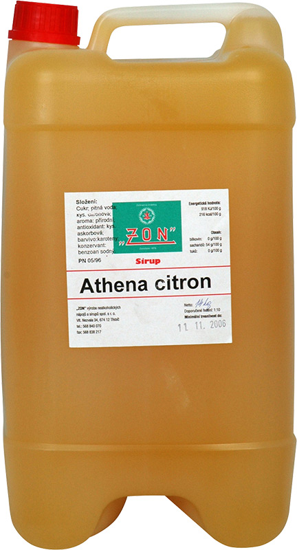 ZON Sirup citron 1:10 10l