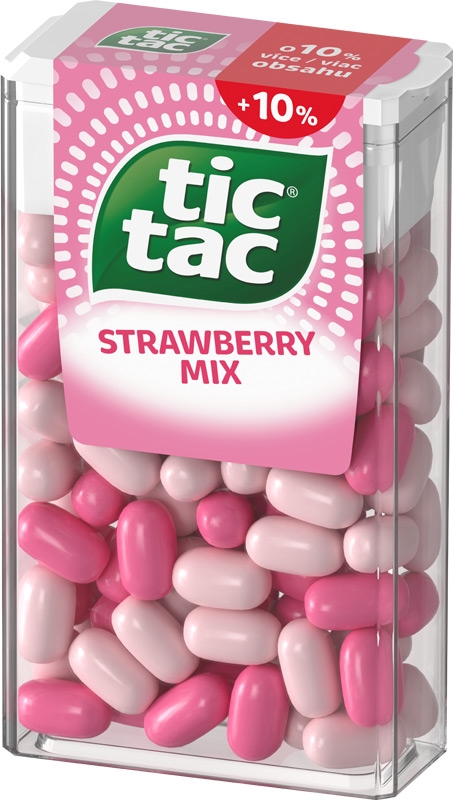 Tic Tac Bonbóny strawberry mix 54g