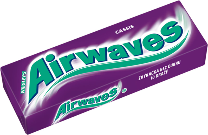 Wrigley's Airwaves Žvýkačky cassis 14g