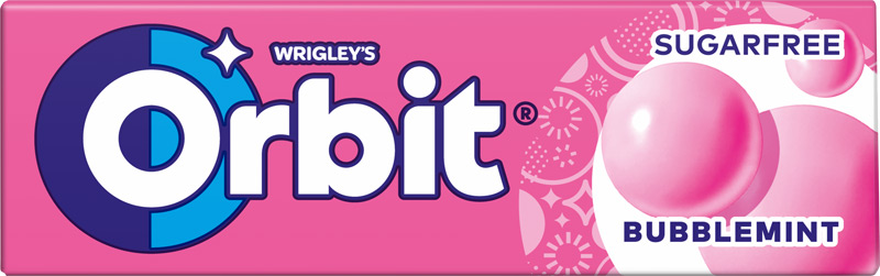Wrigley's Orbit Žvýkačky bubblemint 14g