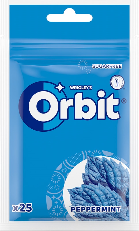 Wrigley's Orbit Žvýkačky peppermint sáček 29g