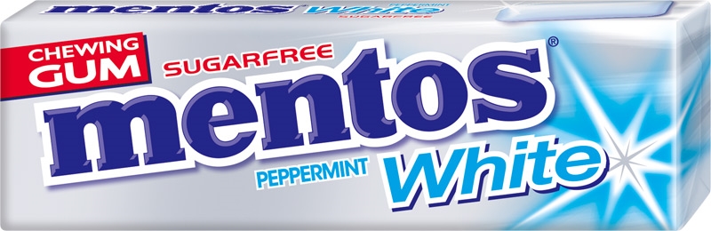 Mentos Žvýkačky white peppermint 13,5g