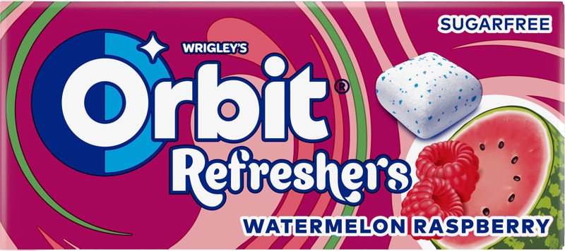 Wrigley's Orbit Žvýkačky Refreshers meloun+malina bez cukru 17,9g