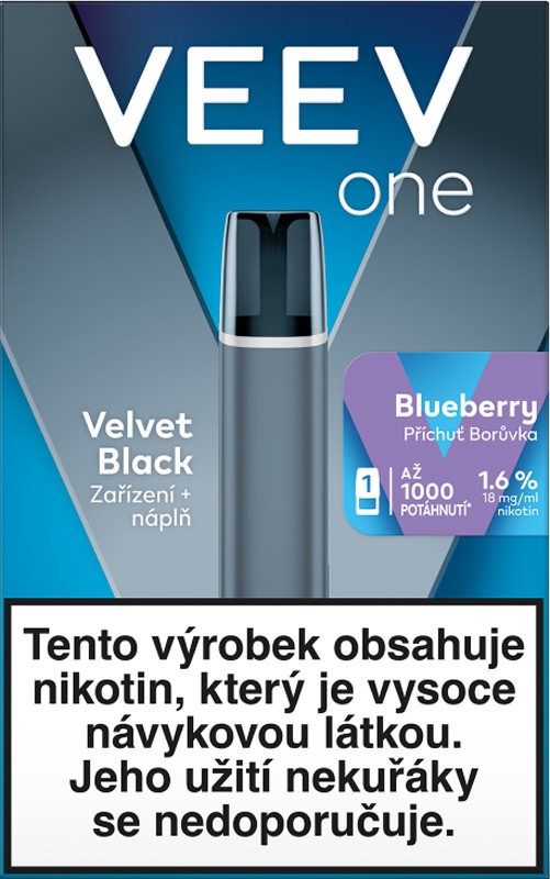 Veev One Starter Kit – Velvet Black Blueberry 18 mg/ml