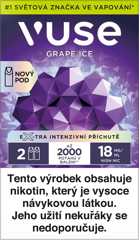 Vuse Pod náplň Grape Ice 18 mg