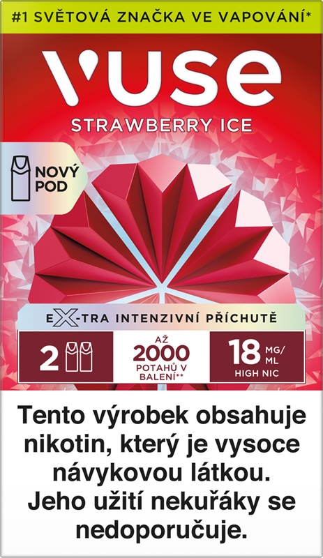 Vuse Pod náplň Strawberry Ice 18 mg