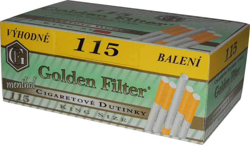Golden Dutinky menthol 100+15ks