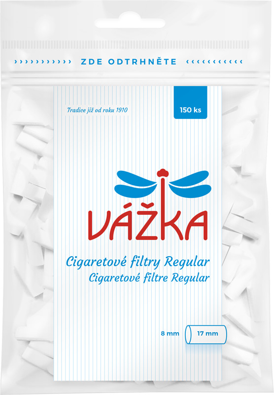 Vážka Cigaretový filtr 8mm regular 150ks