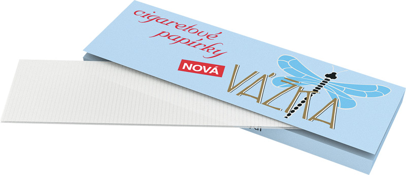 Vážka Nová cigaretové papírky